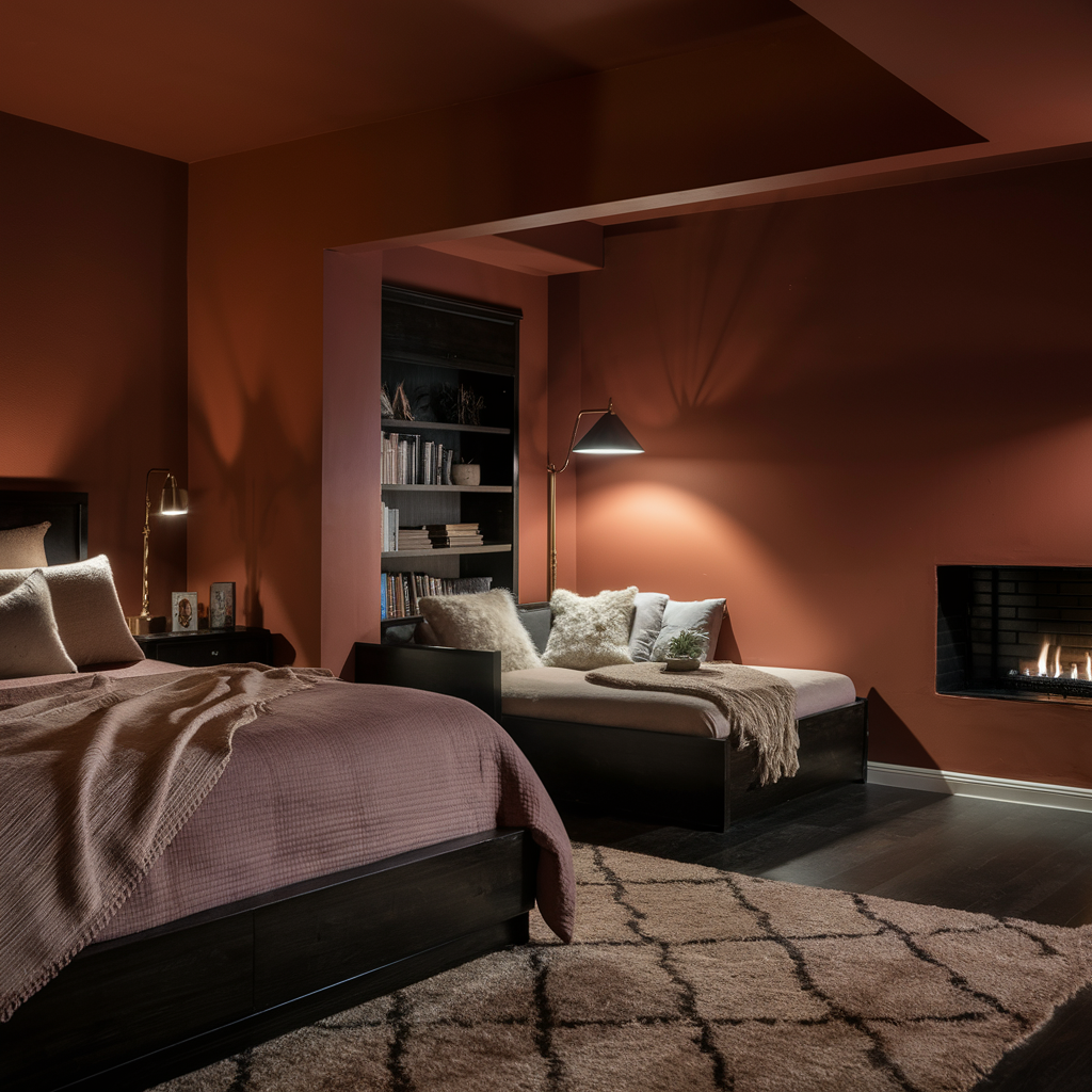 Does Warm Paint Color Create a Cozy Bedroom Atmosphere?