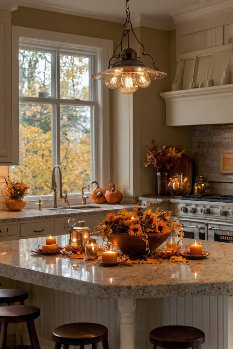 Upgrade Kitchen Decor, Fall Kitchen Inspiration, Cozy Kitchen Design, Kitchen Renovation Ideas, Autumn Kitchen Makeover