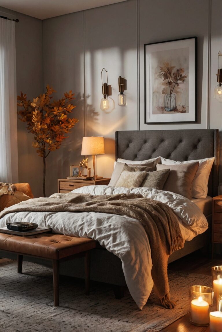 Upgrade Your Space, Cozy Bedroom Decor, Fall Bedroom Ideas, Bedroom Makeover, Home Decorating