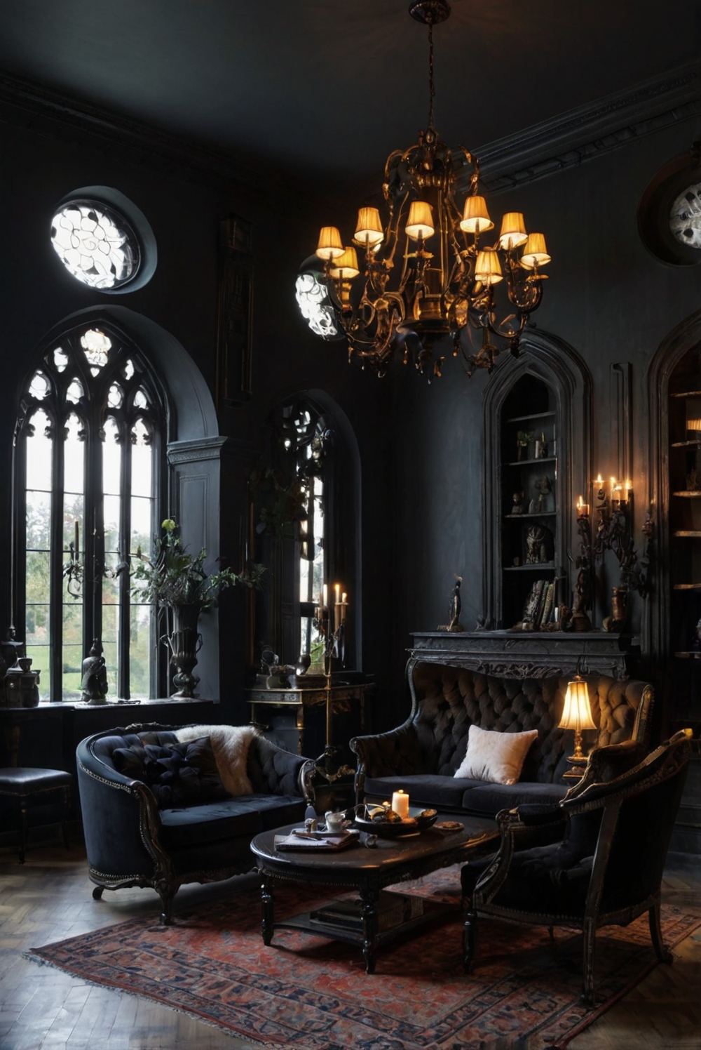 Gothic furniture, Gothic decor, Gothic design, Gothic home accessories, Gothic interior design