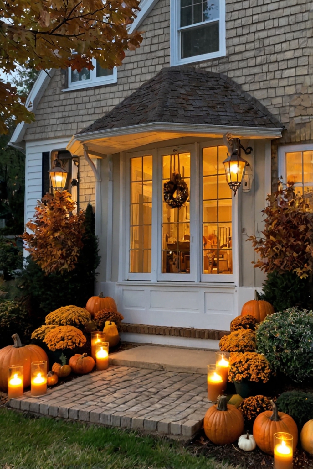 porch decor ideas, fall decorations, autumn porch decorations, outdoor fall décor, fall front porch ideas